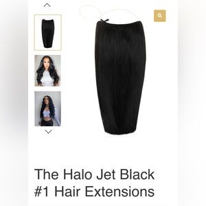 Authentic Halo Luxury Human Hair Extensions  #111 16” Jet Black 1
FREE SHIPPING